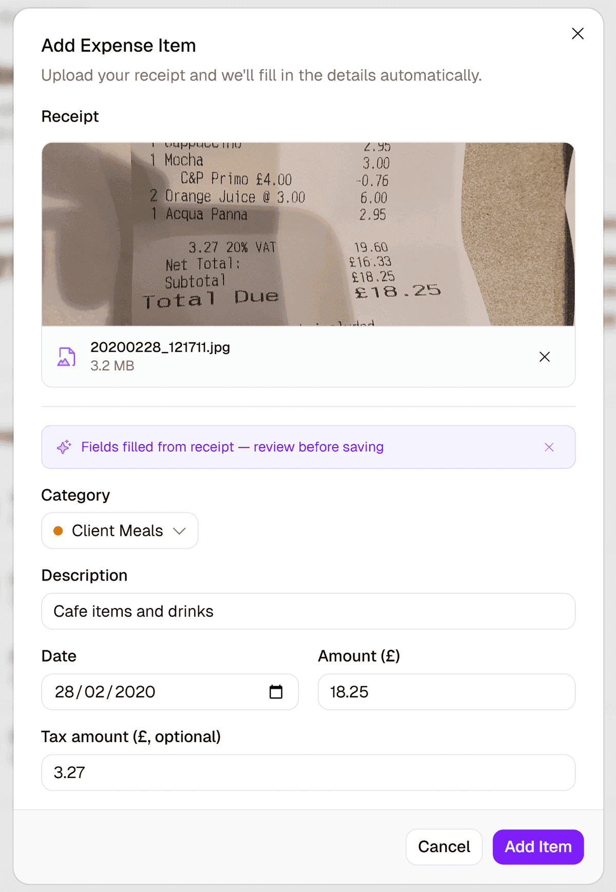 LunaHR — expense ai