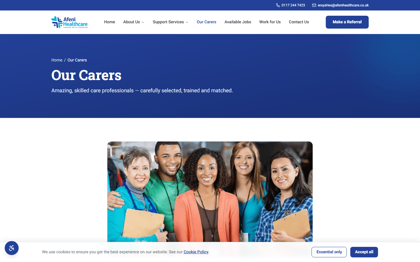 afeni healthcare 05 our carers