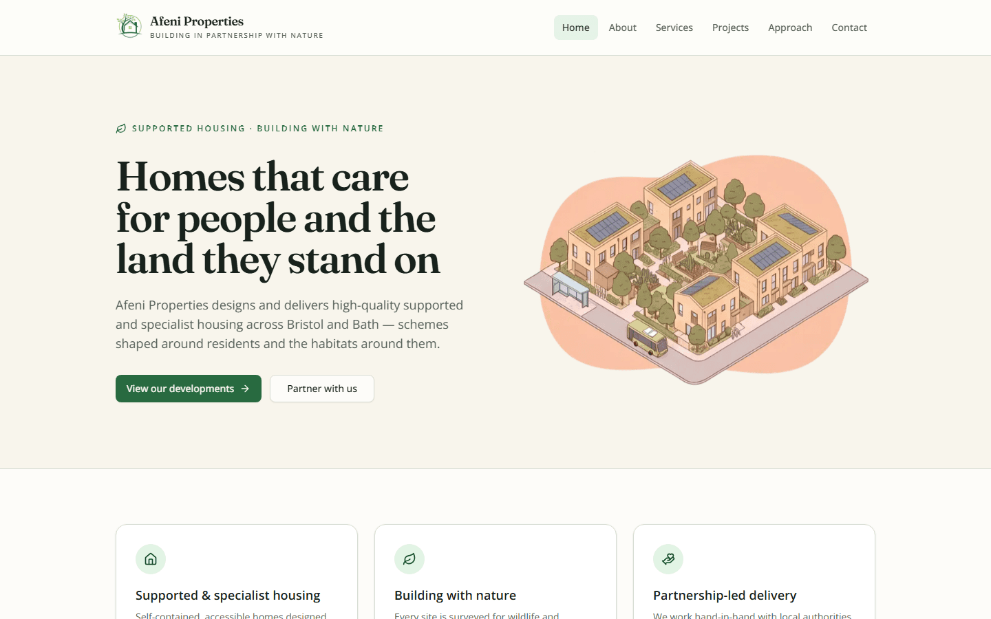 Afeni Properties — Supported Housing Site, Delivered in Under Two Weeks